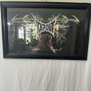 MMA Tapout American Arrogants‎ Wall Mounted 23x15in Mirror Pre-owned